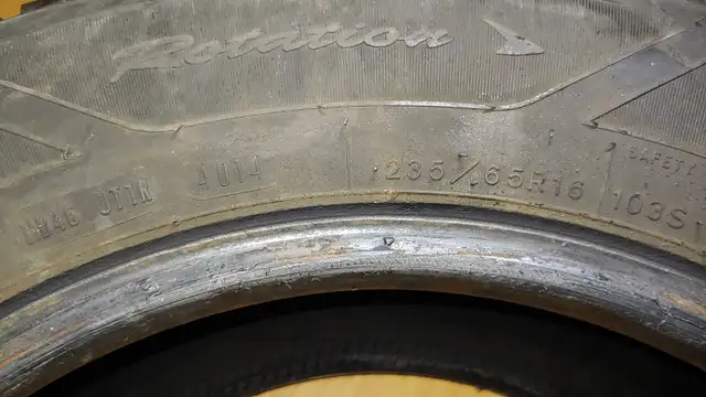 Set of four 235/65 R16 Goodyear winter tires in Tires & Rims in Kitchener / Waterloo - Image 4