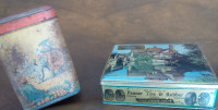 2 Old Tins: Lipton, TO & Penner Tire & Rubber Co., Steinbach, MB