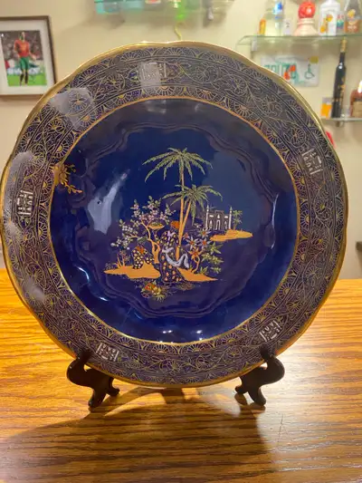Vintage Rare Gorgeus Carlton Ware  Chienese Pagoda Plate 9”, View more