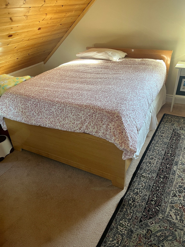 Vintage 50s blonde oak bedroom suite Offers? in Dressers & Wardrobes in Saskatoon - Image 2