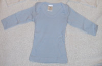 Set of Two Blue Long Sleeved Tops for Baby