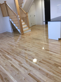 Hardwood floor sanding and refinishing 