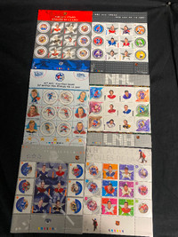 NHL All Stars Postage Stamps