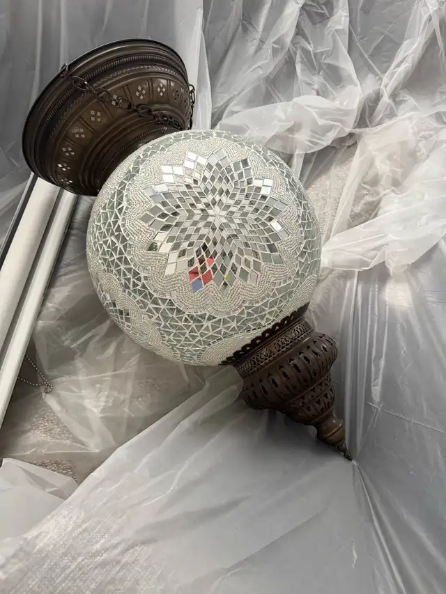 Mosaic Turkish Style Hanging Lamp in Indoor Lighting & Fans in Mississauga / Peel Region - Image 3