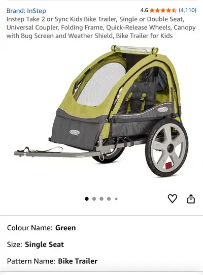 bike trailer, View more