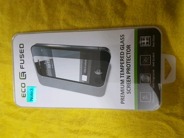Samsung galaxy note 3 premium tempered glass 2 piece brand new in Cell Phone Accessories in City of Toronto