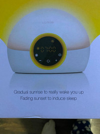 Lumie Bodyclock Rise 100 - LED Wake-Up Light Alarm Clock, in box