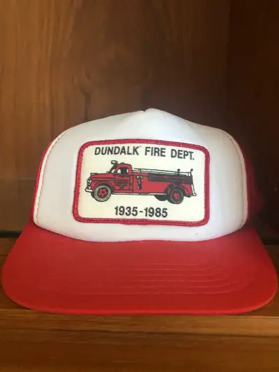 Hi, -vintage Dundalk Fire Department snapback hat -good overall condition (clean) -check out my othe...