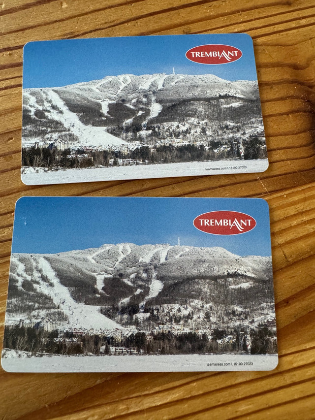 Billet de Ski Tremblant Ski ticket dans Ski  à Ville de Montréal