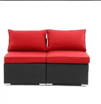 BNIB 4 pc Ratan Sectional Sofa Seating 