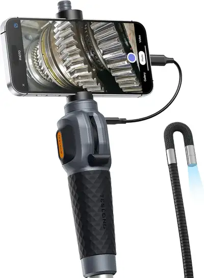 Teslong Two-Way Articulating Borescope with Light, View more