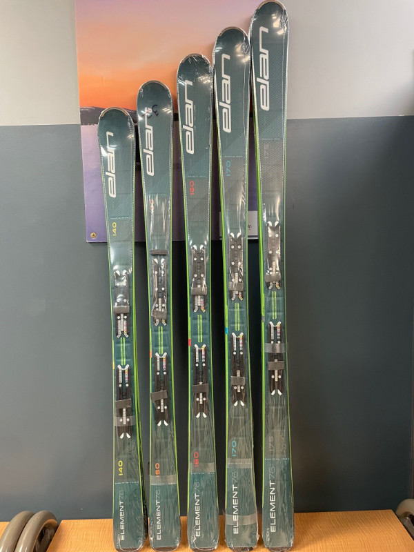 NEW ELAN DOWNHILL ALPINE SKIS 130cm 140cm 150cm 160cm 170cm 175 in Ski in Markham / York Region