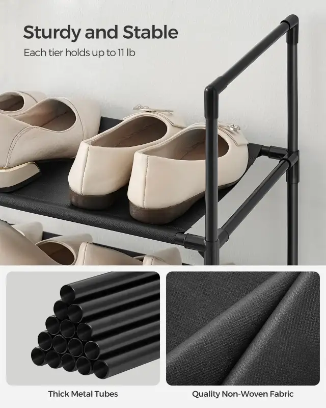 10-Tier Slim Shoe Storage Rack in Storage & Organization in Oshawa / Durham Region - Image 7