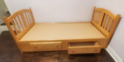 Twin Bed with Drawers, View more