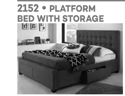 2152 Platform Bed with Storage, View more