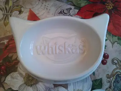 WHISKAS ceramic cat bowl, View more