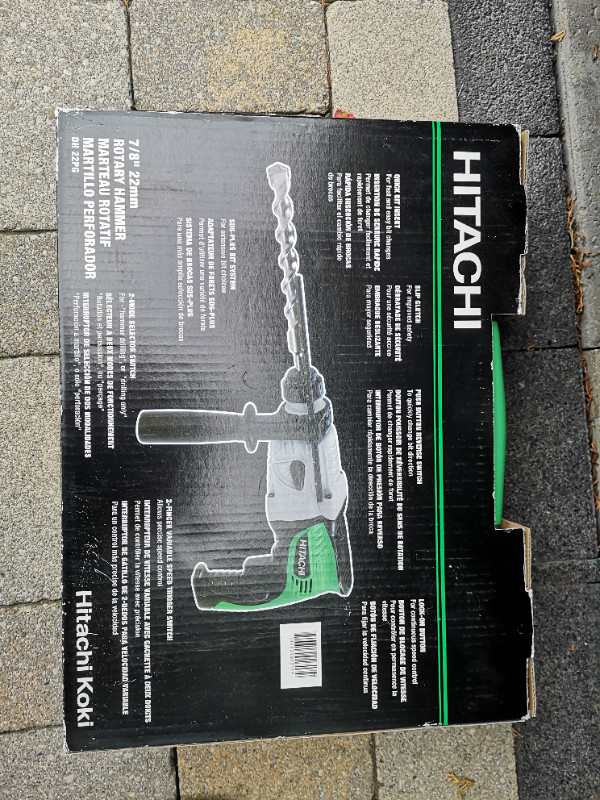 BNIB Hitachi DH22PG Rotary Hammer Drill in Power Tools in City of Toronto - Image 3