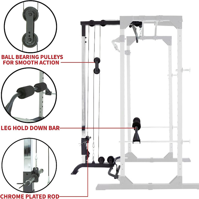 LAT Pulldown and Leg Holdown Attachment in Exercise Equipment in City of Toronto - Image 4
