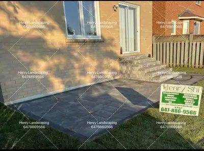 Interlocking/driveways/landscaping services free estimate , View more