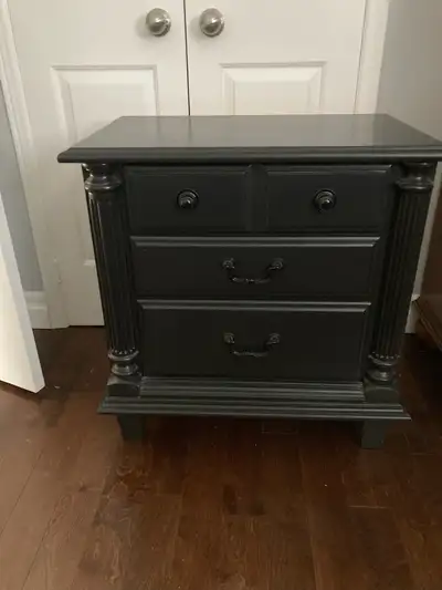 Bedside cabinets, solid wood, excellent condition., View more
