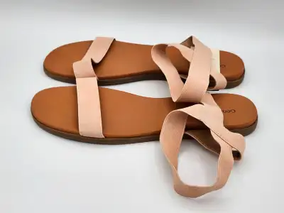 Ladies sandals light pink size 10 brand new/sandales dames neuf, View more