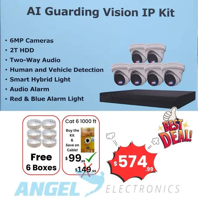 CCTV KIT IP-KIT8662-BR -BR NVR KIT AT ANGEL ELECTRONICS  in Security Systems in Mississauga / Peel Region - Image 3