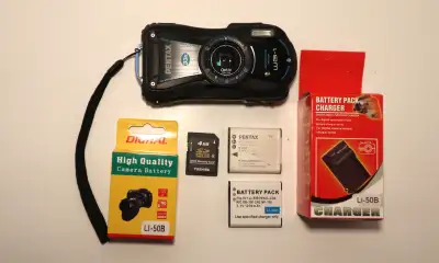 PENTAX WG-1 WATERPROOF CAMERA, 14MB,  MINT, View more