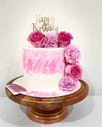 Anniversary cake, cake gift, floral cakes birthday wedding 