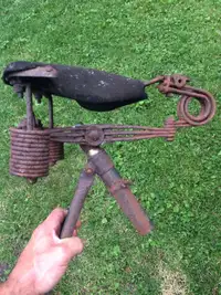 Antique bicycle seat