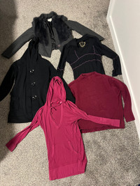 Winter lot Jackets, coats and sweaters for Girls 8-9yo