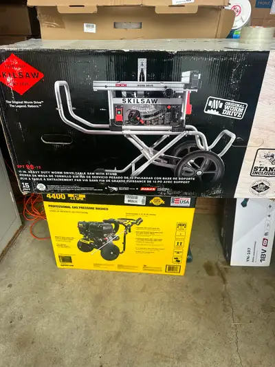 Skilsaw SPT99-12 10 In. Heavy Duty Worm Drive Table Saw With Sta, View more