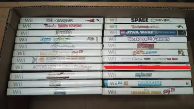Lot de jeux video Nintendo Wii / Wii U Video Games Lot 3/10$, Voir plus