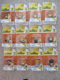 Set of 12 New Poseable 2 Inch Minions
