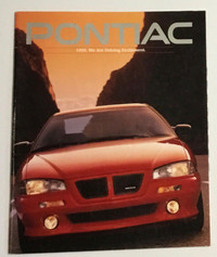 Pontiac Auto Brochure For Sale