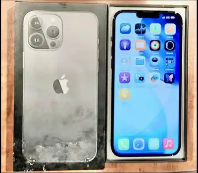 Unlocked IPhone 13 PRO MAX w/90% Bat Health •128GB• 5G 10/10, View more
