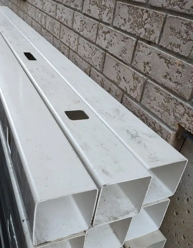 Vinyl Fence Post 107x5x5inColor Timber Blend 58 Pcs, Clay Tan 2 in Decks & Fences in Kitchener / Waterloo - Image 5