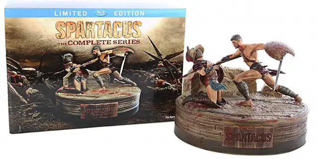 SPARTACUS COMPLETE SERIES LIMITED EDITION BLU RAY DVD + FIGURINE in CDs, DVDs & Blu-ray in Laval / North Shore - Image 2