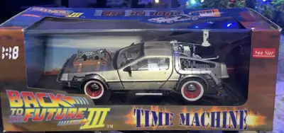 I'm offering a Sun Star Back To The Future lll Time Machine DeLorean. It's a detailed replica of the...