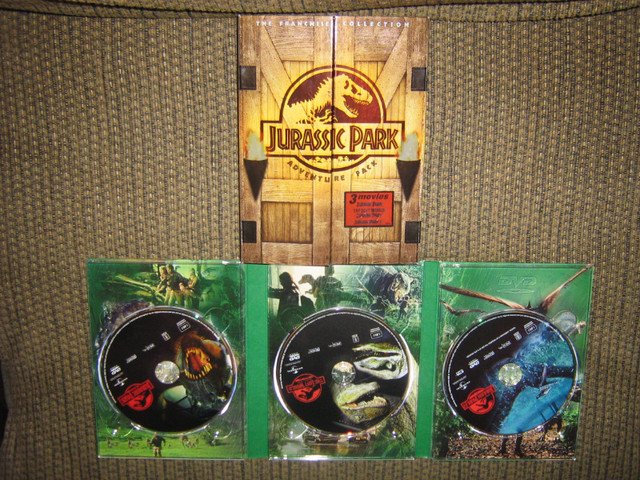 JURASSIC PARK ADVENTURE PACK THE FRANCHISE COLLECTION DVD in CDs, DVDs & Blu-ray in Belleville