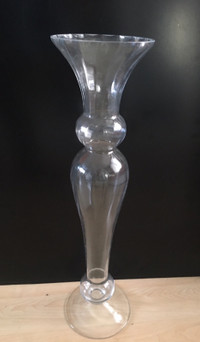 Long Glass Vase in new condition