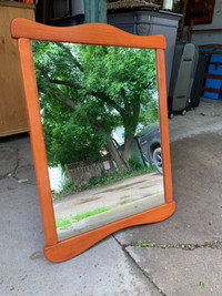 Solid Wood Framed Mirror #5