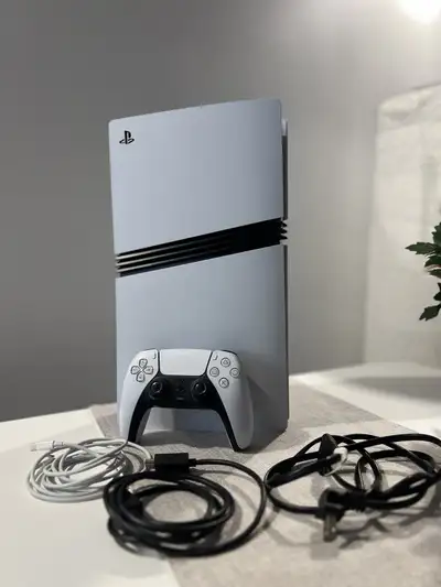 PlayStation 5 PRO – 2TB – Like New + Controller + All Cables, View more