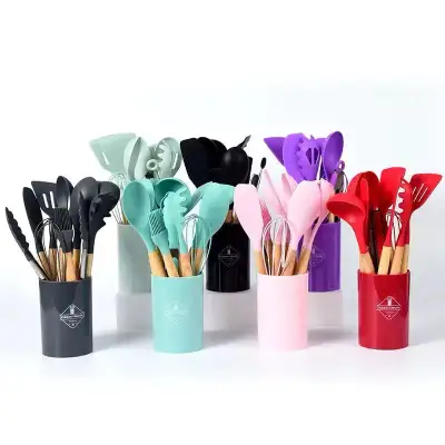 Premium Silicone Kitchen Utensil Set, View more