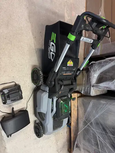 I'm selling an EGO self-propelled 56V 21-inch electric mower, a powerful and eco-friendly solution f...