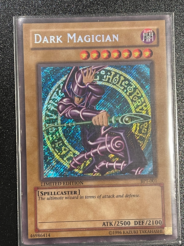 ポンパドー ビター 【PSA8】ブラックマジシャン 遊戯王 BPT-001 斜め