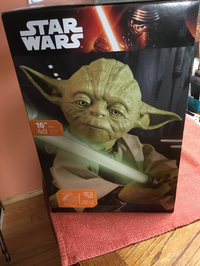 STAR WARS LEGENDARY YODA NEW IN BOX  in Toys & Games in Red Deer
