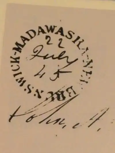 Looking for NB letters with Madawaska and Little Falls stamps, View more