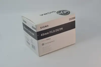 SIGMA Contemporary 45MM F2.8 DG DN C45DGDNL for Panasonic S1 , S5 II , S9 Leica SL2 SL3 ID 2995 2 mo...