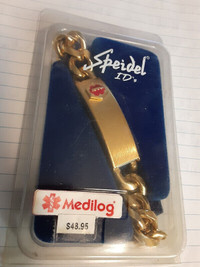 Speidel Medilog Engravable Bracelet - NIP