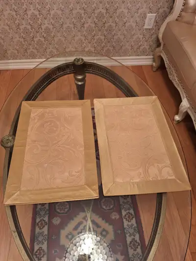 A Set of 4 Cotton Table Mats + 4 Cotton Napkins, New, View more